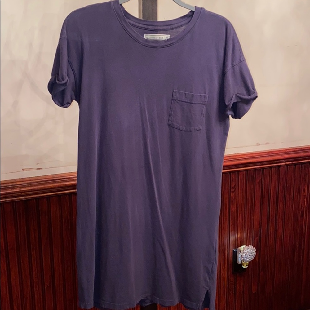 Abercrombie & Fitch Navy T-Shirt Dress